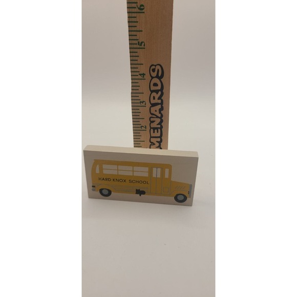Hard Knox School Bus ~ Faline Cat’s Meow Shelf Sitter Accessory - Picture 3 of 4